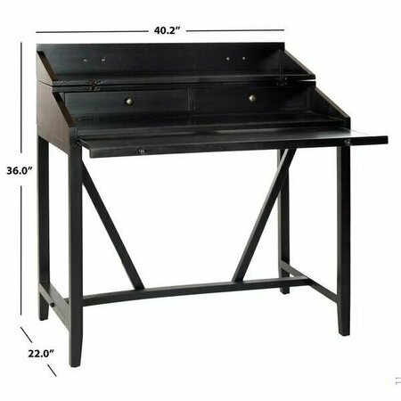 Safavieh Wyatt Writing Desk - Black AMH6509B